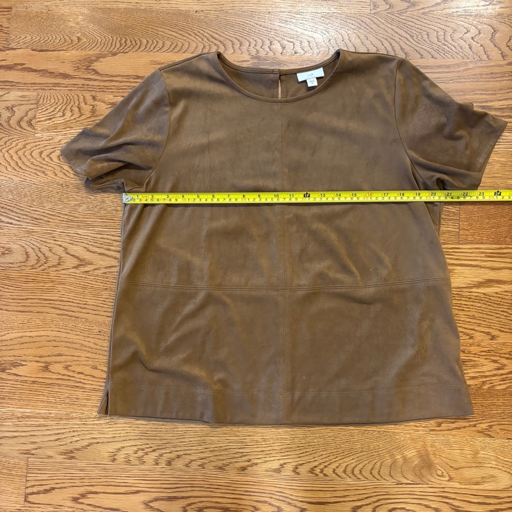 J Jill faux suede look top - Picture 5 of 5